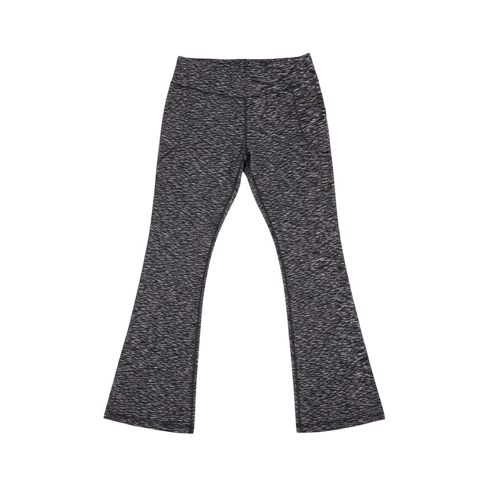 Women's flared leg trousers with side pocket