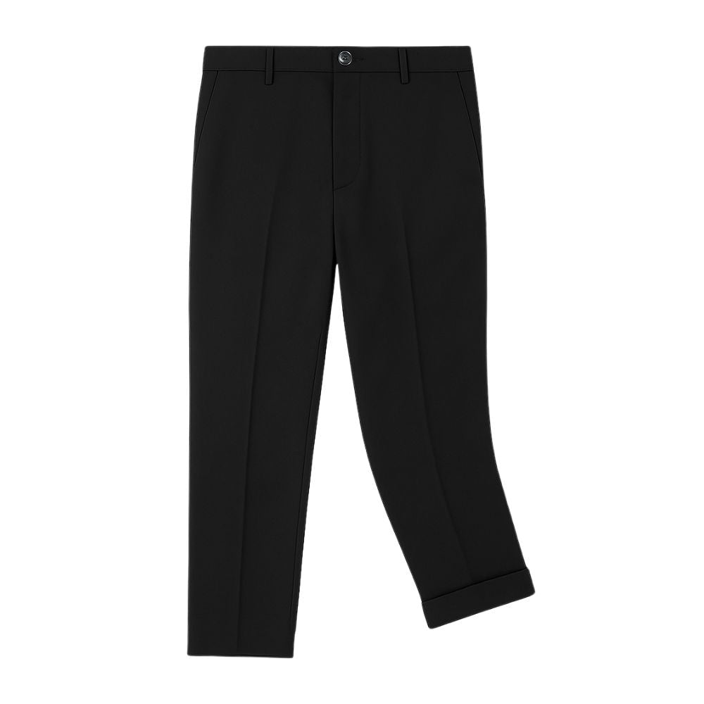 Slim straight-leg trousers with tailored design