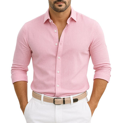 Elegant long-sleeved shirt for men