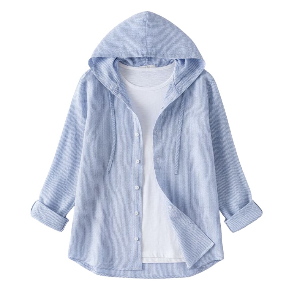 Loose breathable lightweight linen blouse