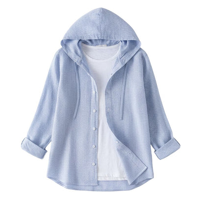 Loose breathable lightweight linen blouse