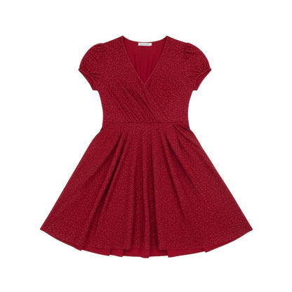 Elegant maxi dress for women with V-neck