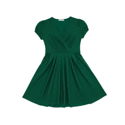 Elegant maxi dress for women with V-neck