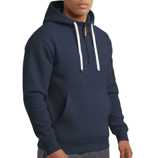 Hoodie with Zippered Pockets