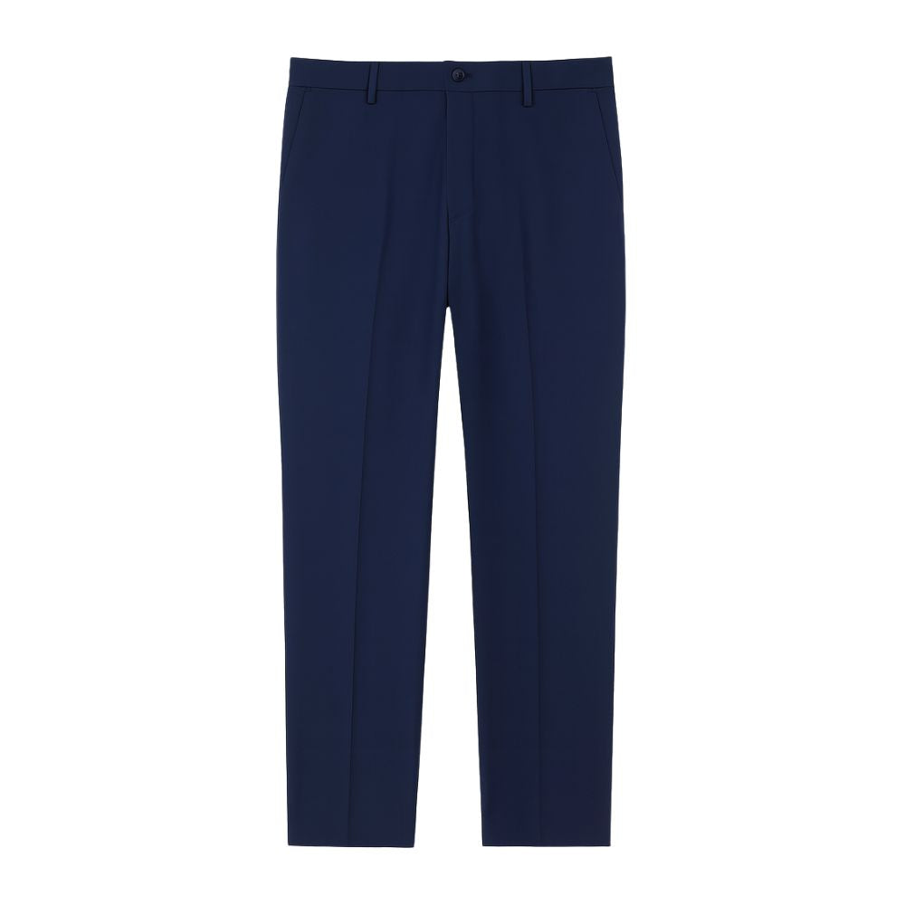 Slim straight-leg trousers with tailored design