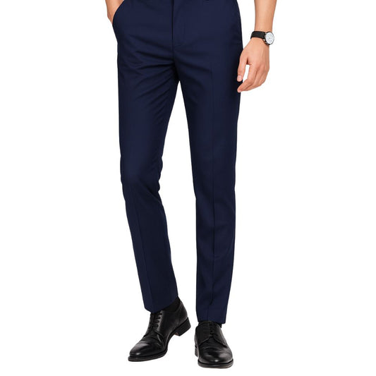 Slim straight-leg trousers with tailored design