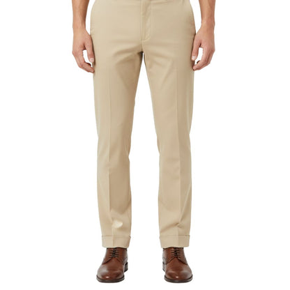 Slim straight-leg trousers with tailored design